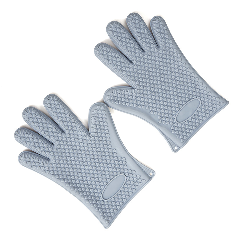 Insulated Anti-scalding Oven Silicone Gloves Can Be Used in Microwave Ovens and Baking Ovens: Colorful