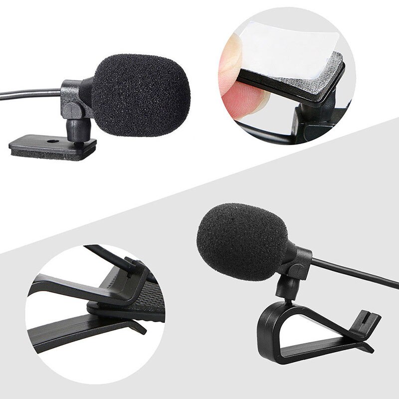 3m 2.5mm ekstern bluetooth mikrofon til bilpioner stereoanlæg radiomodtager og mærke
