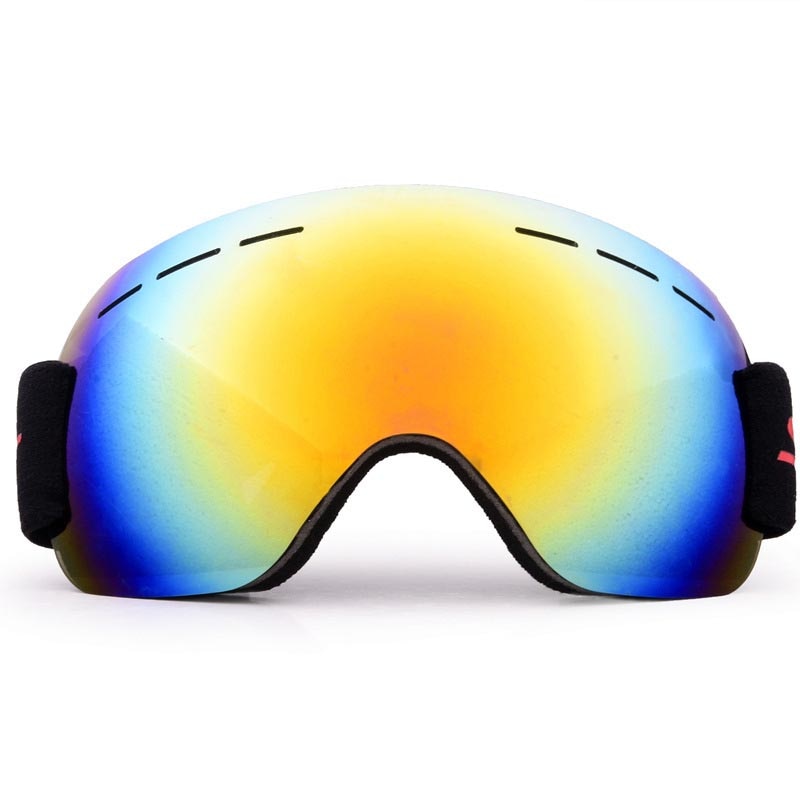 Skibriller anti-tåge og sandtætte store sfæriske briller til mænd og kvinder voksen klatring sne beskyttelsesbriller