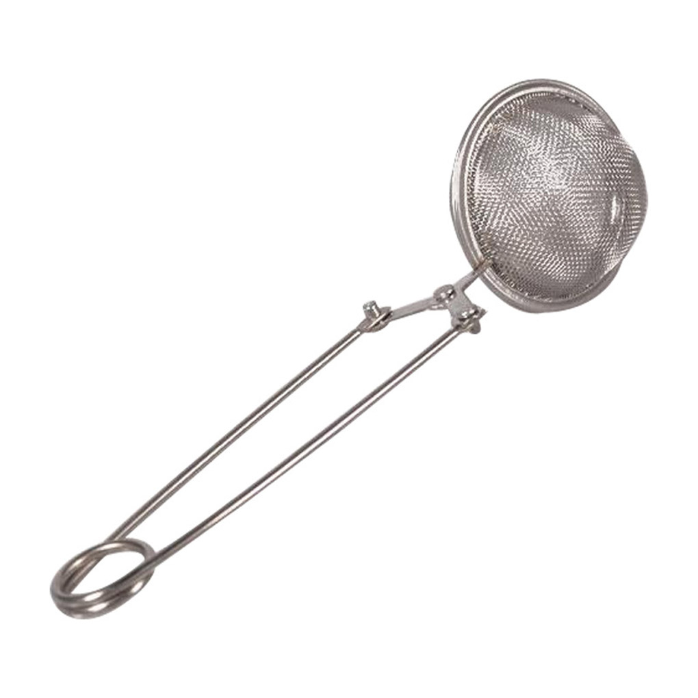 Stainless Strainer Steel Mesh Ball Tea Leaves Filter Squeeze Locking Spoon Tea Ball Infuser Tea Making Tools