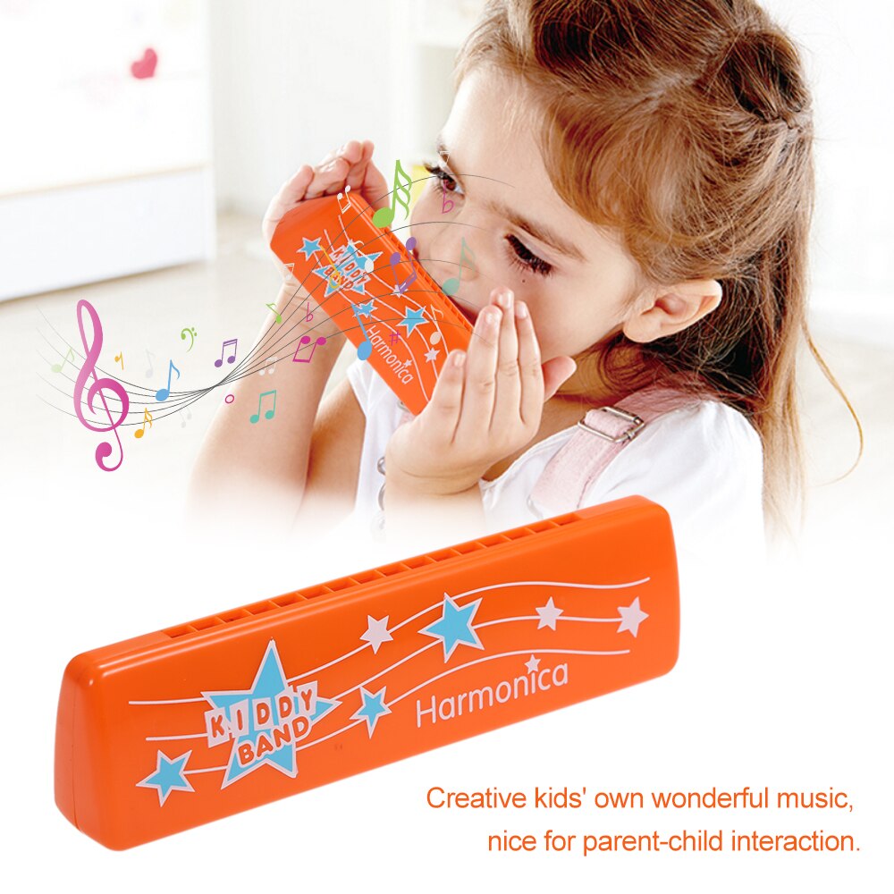 16-Hole Harmonica Mondharmonica Puzzel Instrument Vroege Onderwijs Speelgoed Voor Kinderen Kids