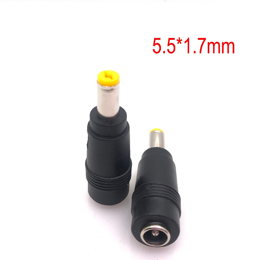 5.5X2.1 Mm Vrouw Naar 5.5X1.7 Mm Male Dc Power Connector Adapter Laptop