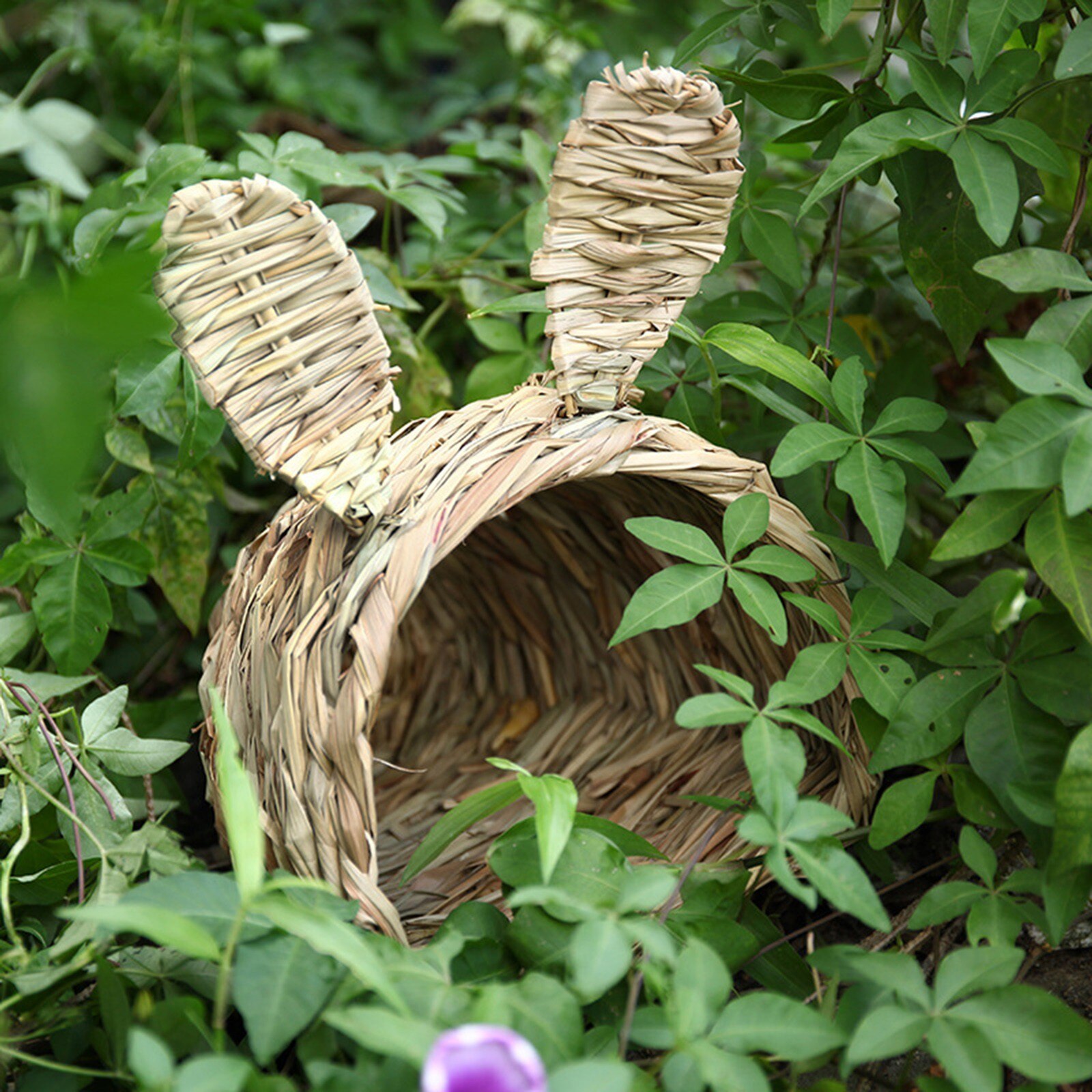 Hummingbird House Hand Woven Basket Hummingbird Houses Nest Small Birdhouse For Outside Hanging Backyard Decor