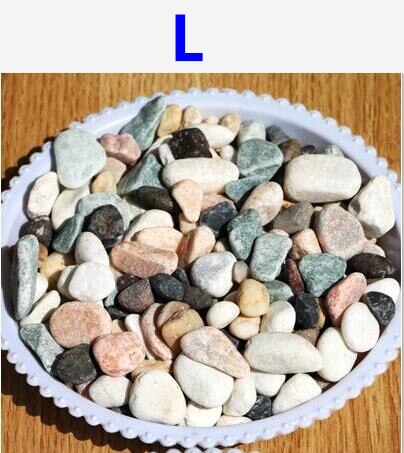 500g decoratieve tuinkiezels, stenen, vetplanten, bloempot, bestrating, aquariumdecoratie, maat s/m/l: C