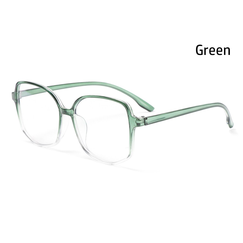 Vintage Blue Film Glasses Anti Blue Rays Glasses Spectacle Frames Radiation Protection Glasses Classic Ultralight Optical Glass: green2