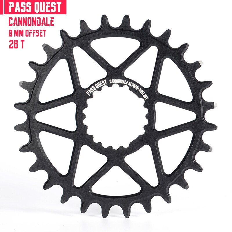 Pass Quest For CANNONDALE si ss 0mm Offset Bike Chainwheel 28T 30T 32T 34T 36T 38T 40T Bike Chainrings mtb parts: 28T