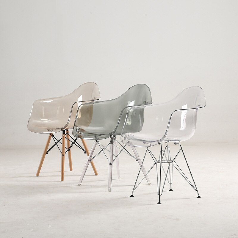 K-STAR Transparent Stuhl Nordic Esstisch und Stuhl Einfache Kunststoff Stuhl Kreative Freizeit Pc Kaffee Stuhl