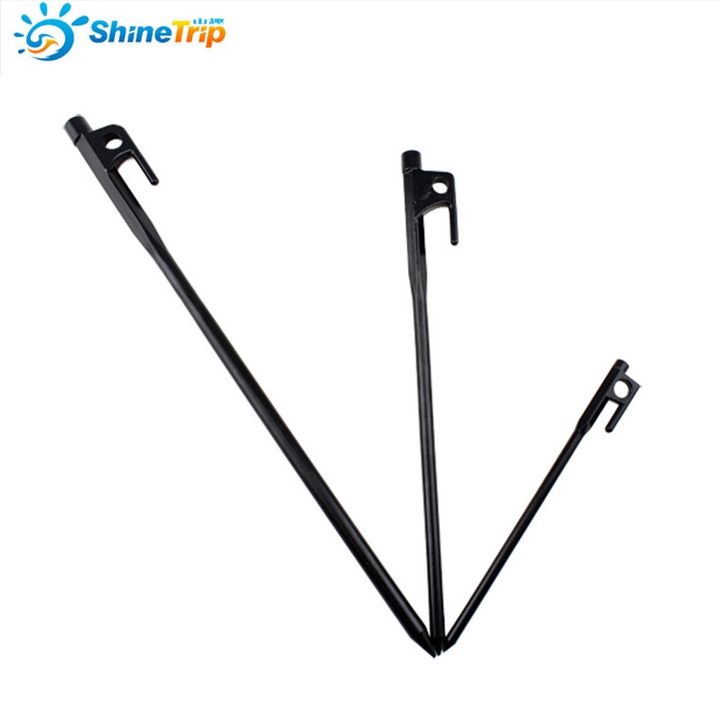 4 kpl shinetrip 1100 astetta korkean lämpötilan taonta retkeilyteltta markiisi tappi teräsnaulat kiinteät tapit naula 20cm 30cm 40cm lisävaruste