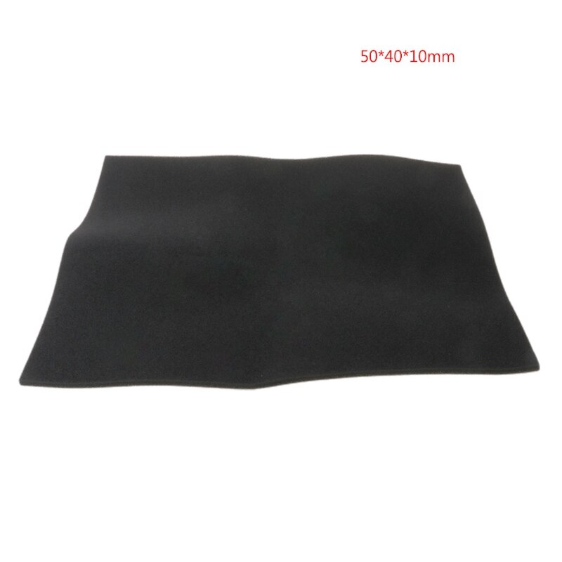 500x400x3/5MM DIY Computer Dust Filter Mesh PC Case Fan Cooler Dustproof Cover Sponge 60PPI Black