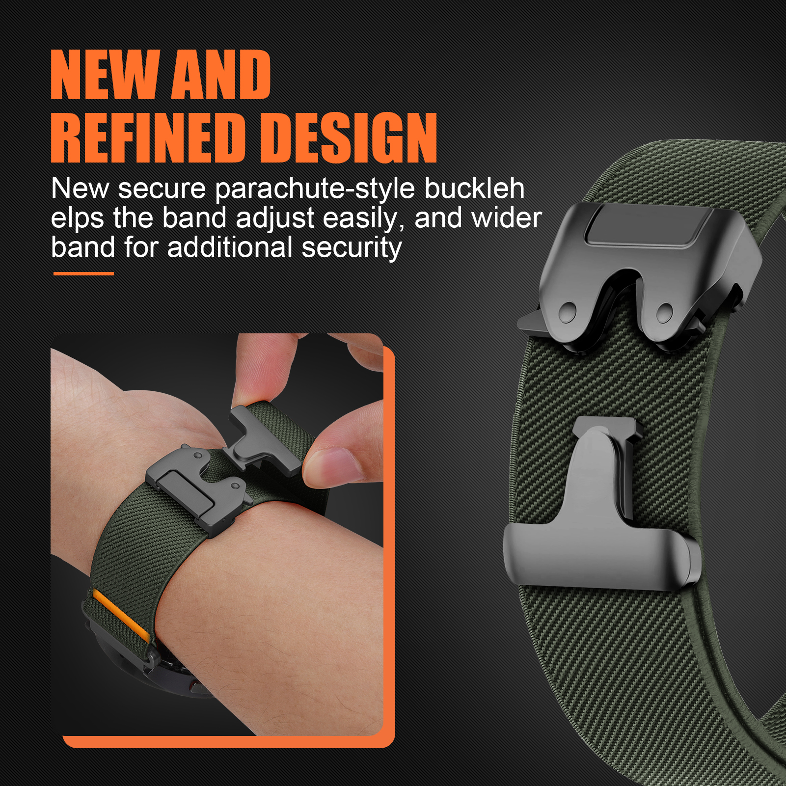 Garmin 22mm quickfit Strap for garmin Fenix 8 7X 7 6X 6 5X 5Plus Venu 3 Tactix 7 Parachute Nylon bracelet Fenix 8 7x 7 band 47mm