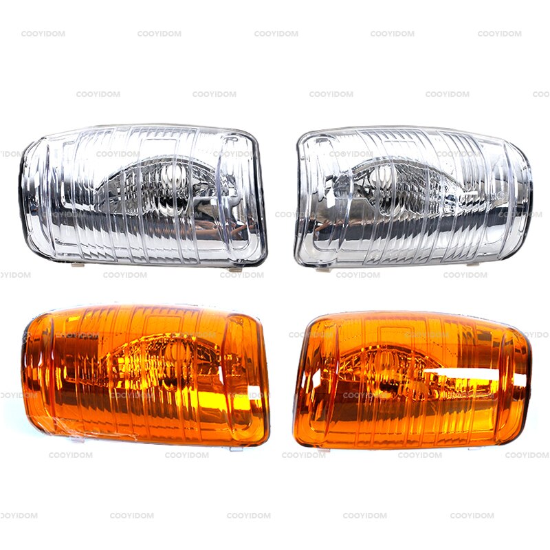 K-Auto Seite Hinten Spiegel Blinker Licht Lampe Abdeckung Für Ford Transit MK8 BK31-13B382-BA BK31-13B382-AA