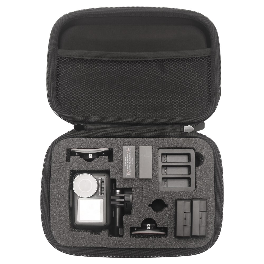 Portable Handheld Mini Hardshell Bag Storage Carry Case for DJI OSMO Action Camera Nylon Traveling Carrying Case Accessories