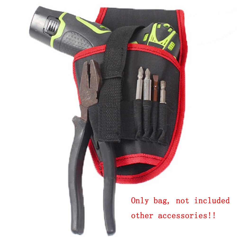 Multi-Functionele Draagbare Draadloze Boor Houder Boor Draadloze Schroevendraaier Taille Power Tool Tas Riem Pouch Case