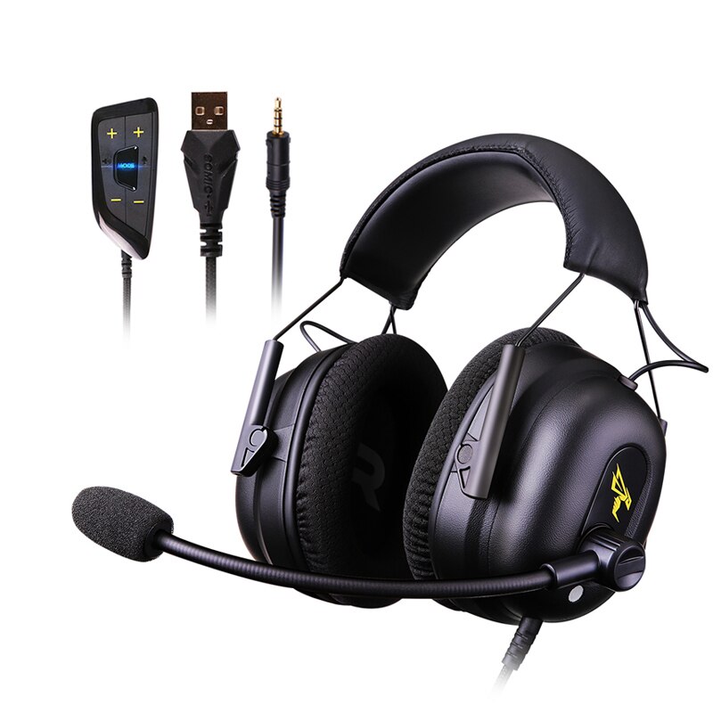 SOMIC G936N Gamer Kopfhörer 7,1 Virtual Gaming Headsets Surround Sound USB 3.5mm Noise Cancelling Kopfhörer für PS4 PC Spiele: Default Title