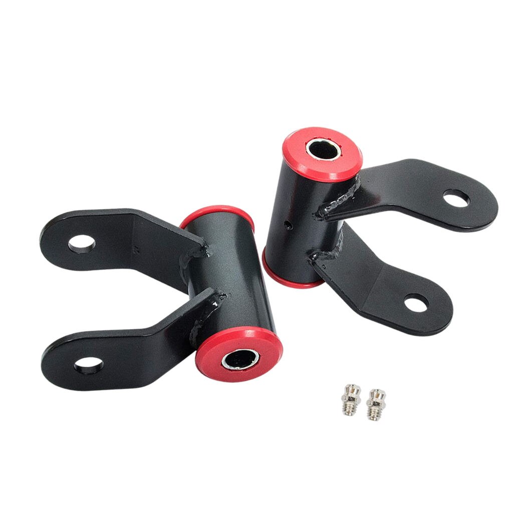 2Pcs 412120 2" Shackle Kit for RAM 1500 2WD 02-08 High Performance Easy to Install Spare Parts Direct Replaces