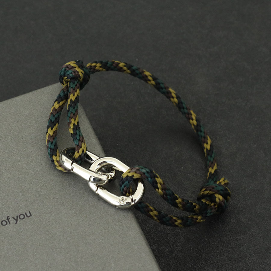 Niets Mannen Etnische String Armband Handgemaakte Weaven Stijlvolle Knoop Braslet Hombre Surfen Sieraden Nautische Wrap Braclet Cadeau Voor Hem: Donkergroen