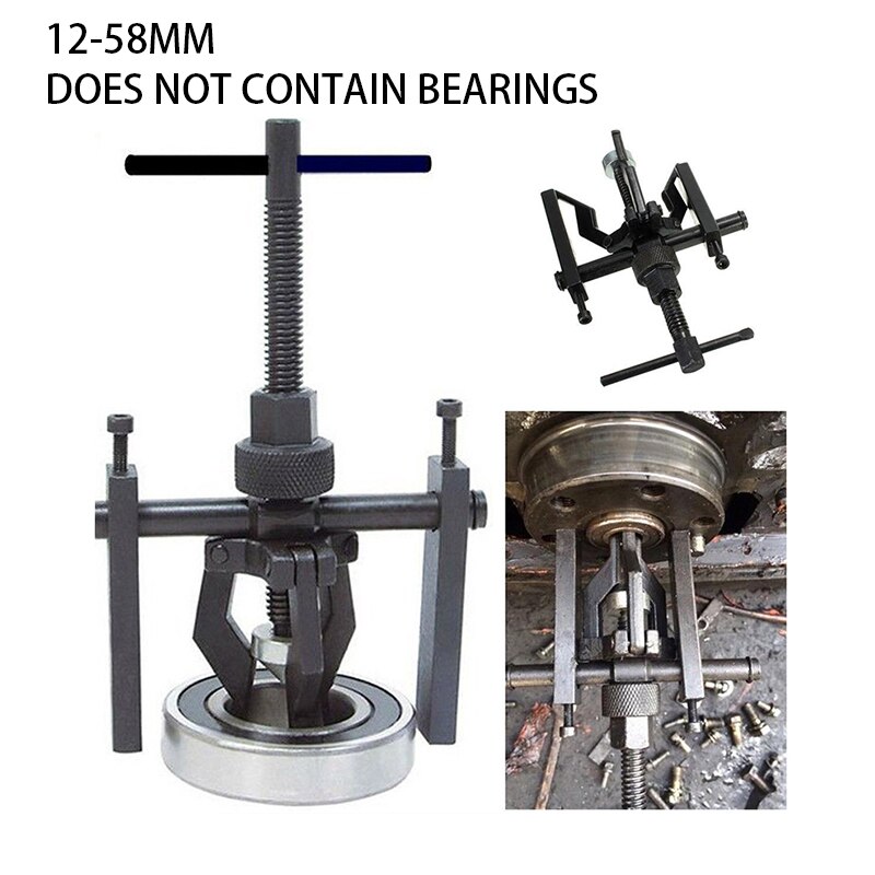 Motorcycle Heavy duty Automotive Extractor Bearing Puller Auto 12-38mm Metal Car Wheel 3 jaw Pilot