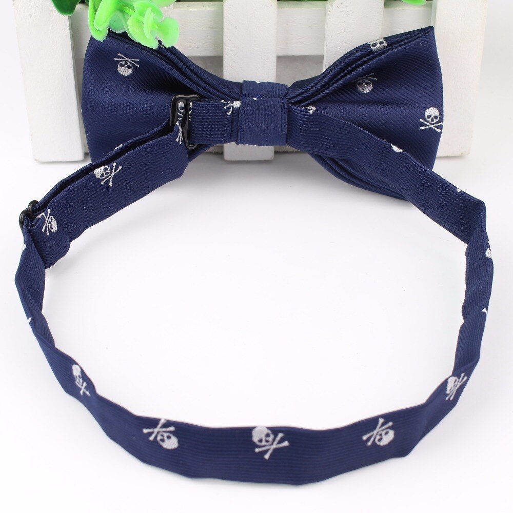 Conjunto de corbata de Halloween para hombre, corbata delgada, pañuelo de tiras, corbata de pajarita, conjunto de calavera de Papillon, horrible corbata de mariposa, Corbatas