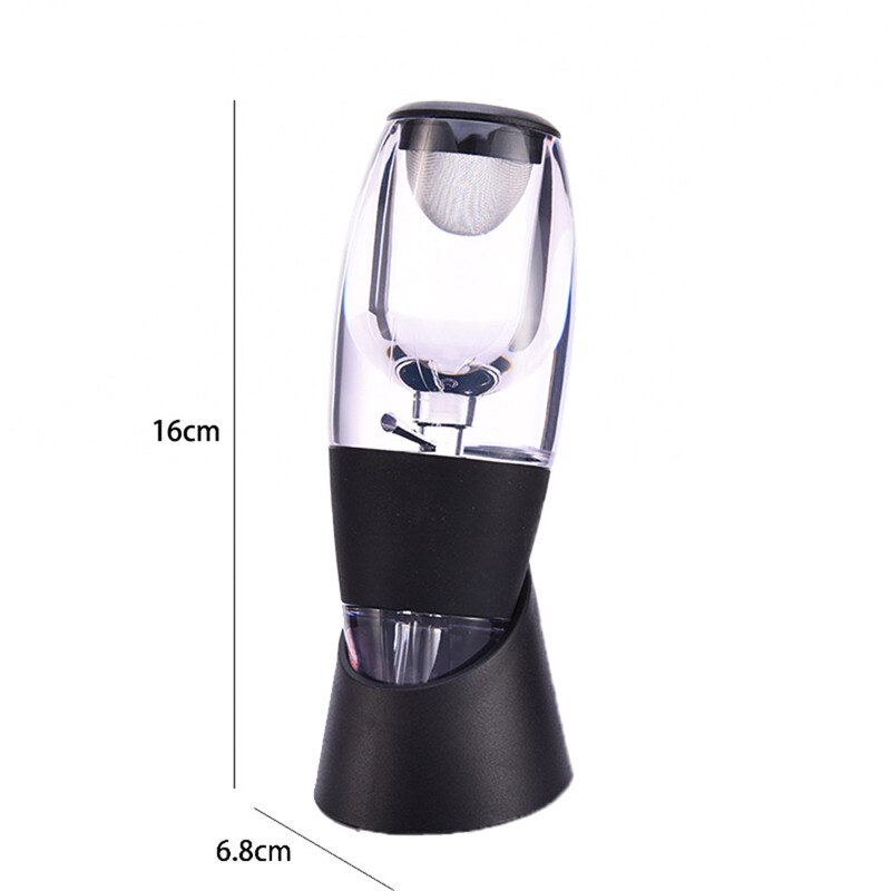 Decantador de vino de Ángel con soporte, conjunto de accesorios para vino: Model 10