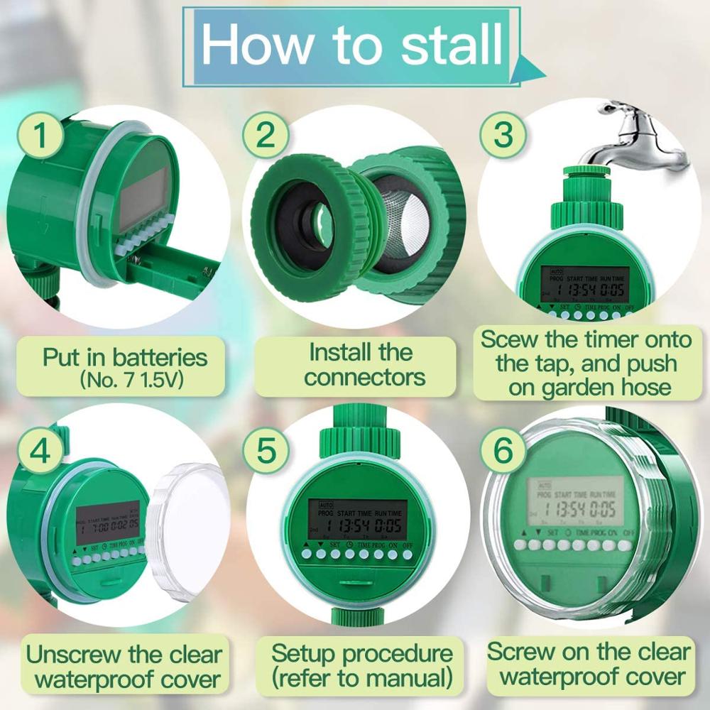 30m Automatic Micro Drip Irrigation System Garden Irrigation Spray Self Watering Kits with Adjustable Dripper