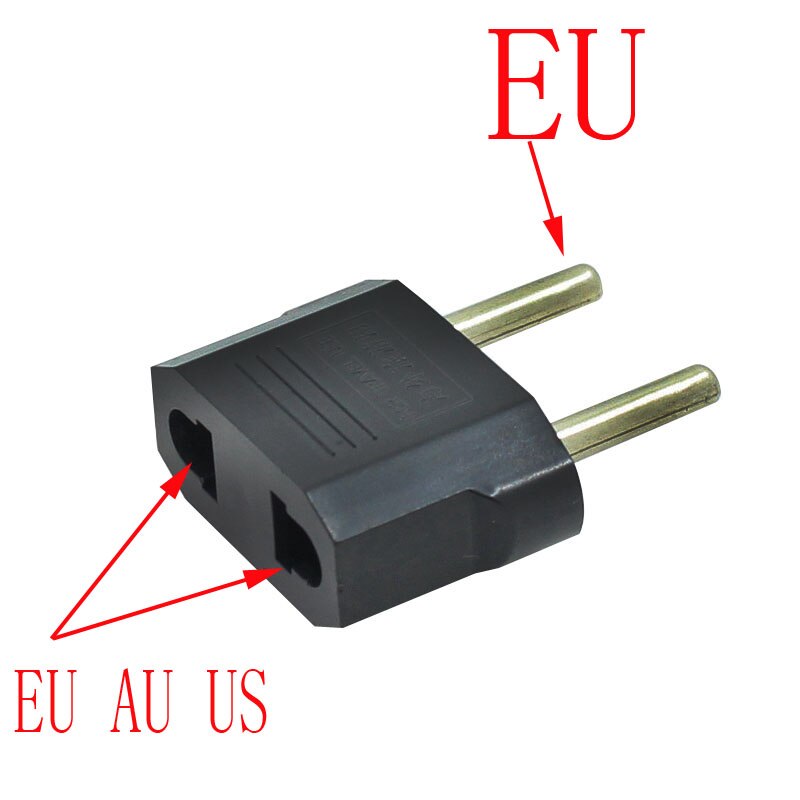 US To EU Plug USA To Euro Europe Travel Wall AC Power Charger Outlet Adapter Converter