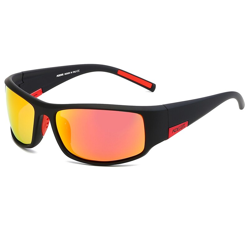 Gafas de sol KDEAM de gama alta para hombre, gafas de sol deportivas polarizadas y UV400 TR90, montura irrompible, gafas antirreflectantes, nuevas: C3