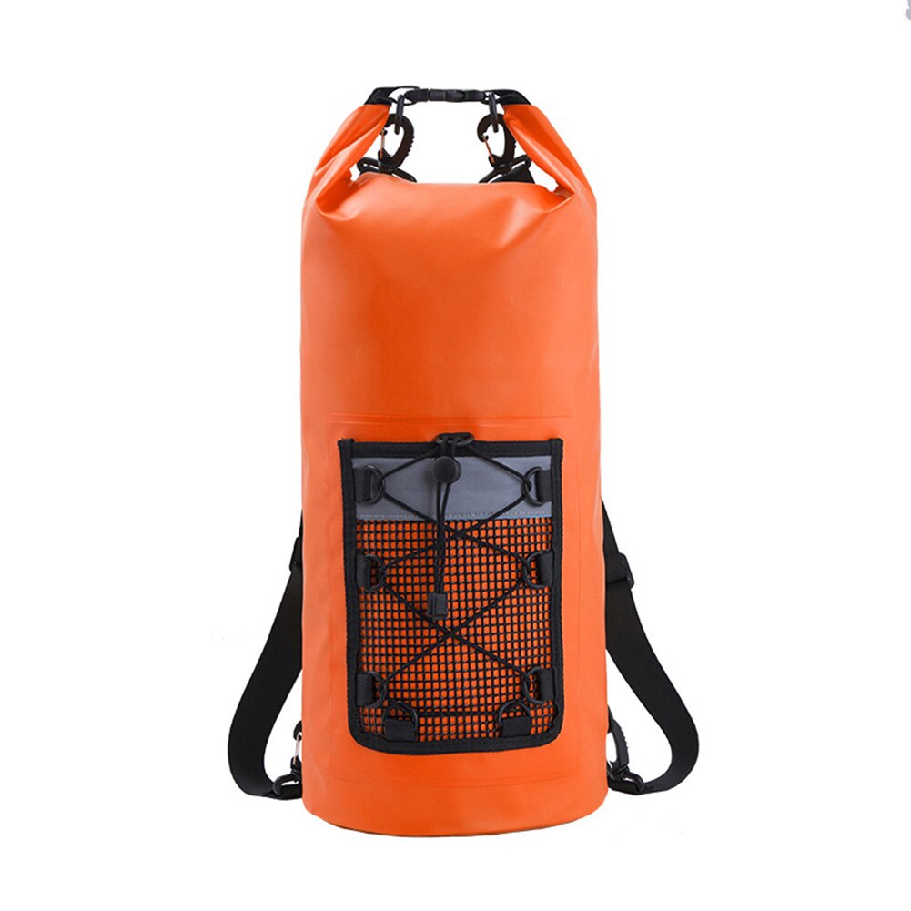 20l vandtæt tørpose rygsæk flydende tør rygsæk til vandsport fiskeri sejlsport kajak surfing rafting whshoppi: Orange