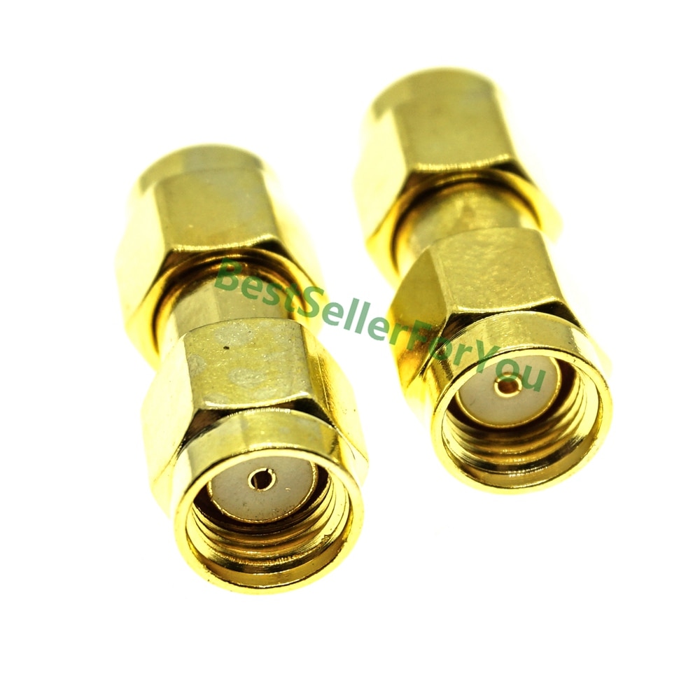 RP SMA male plug To RP-SMA male Straight RF connector Adapter