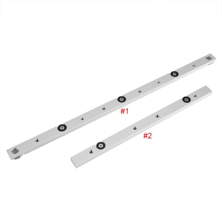 1Pcs 30cm/45cm Universale In Lega di Alluminio T-track Mitra Bar Slider Tabella Seghe Calibro Asta lavorazione del legno Strumento Regolabile Scorrevole Corridore