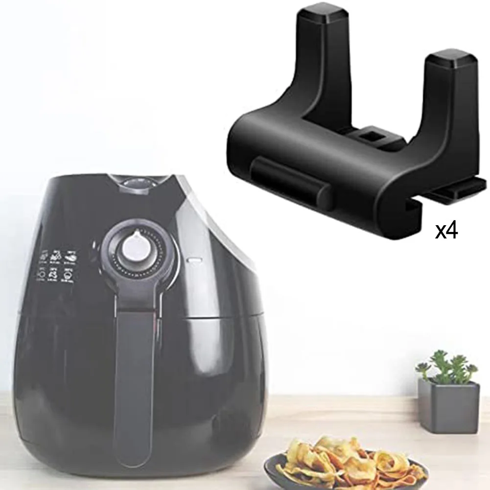4 stuks luchtfriteuse rubberen bumpers luchtfriteuse vervangende onderdelen beschermhoezen geschikt voor instant Vortex luchtfriteuse grillpan
