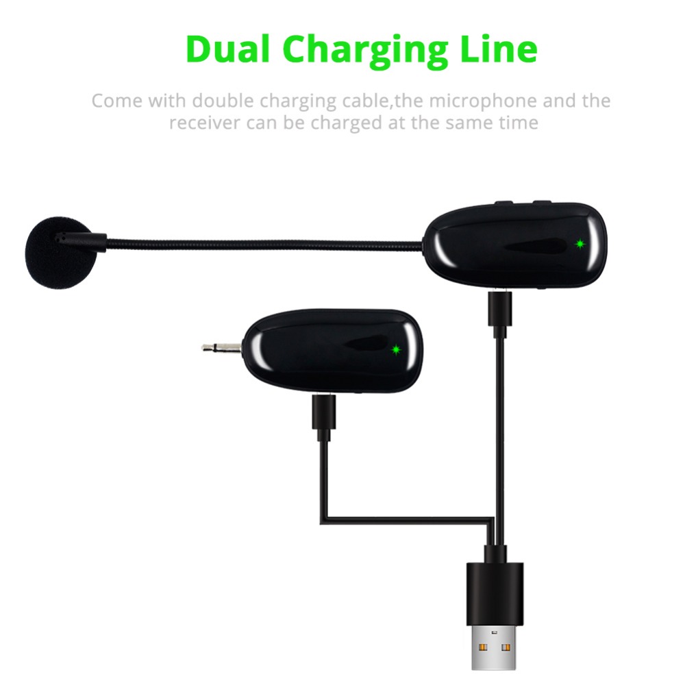 UHF Wireless Microphones Stage Wireless Headset Microphone System Mic For Loudspeaker Teaching Meeting Tour Guide Stage Mobile