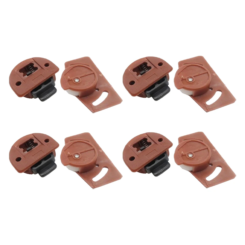 4/8Pair Ruote per porte scorrevoli Guide Porta scorrevole per armadio Ruota per ingranaggi e guida per porte scorrevoli Rullo per armadio per mobili: Bronzo