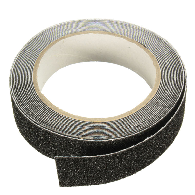 Safurance 5 m x 2.5 cm Zwart Roll Veiligheid Anti-slip Tape antislip Veilig Grit Tape Grip Sticker Waarschuwing Tape