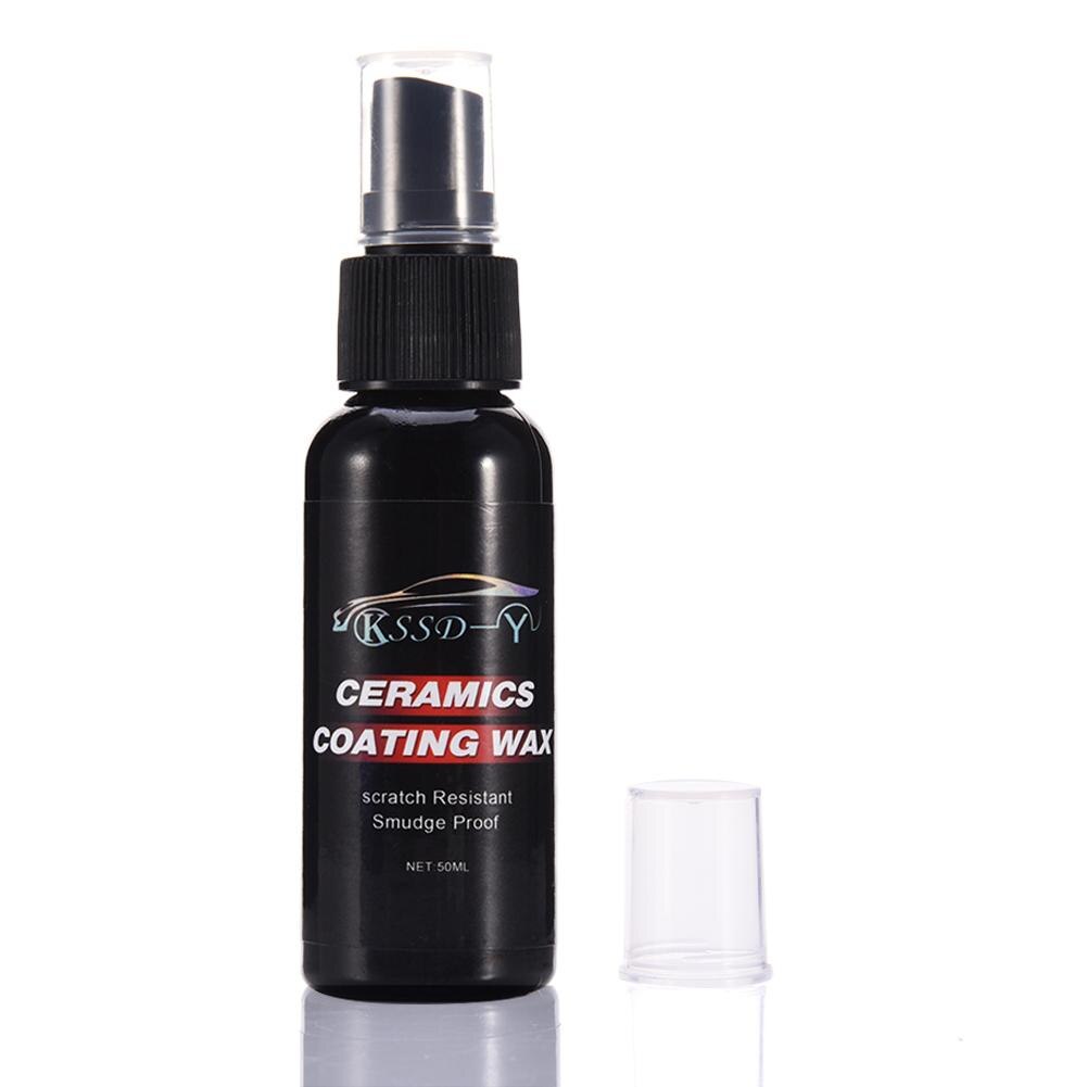 Pintura para coche de 50ML, revestimiento de cera de vidrio para coche, cera de recubrimiento de cerámica, cuidado de pintura para coche, arandela para vehículo de automóvil