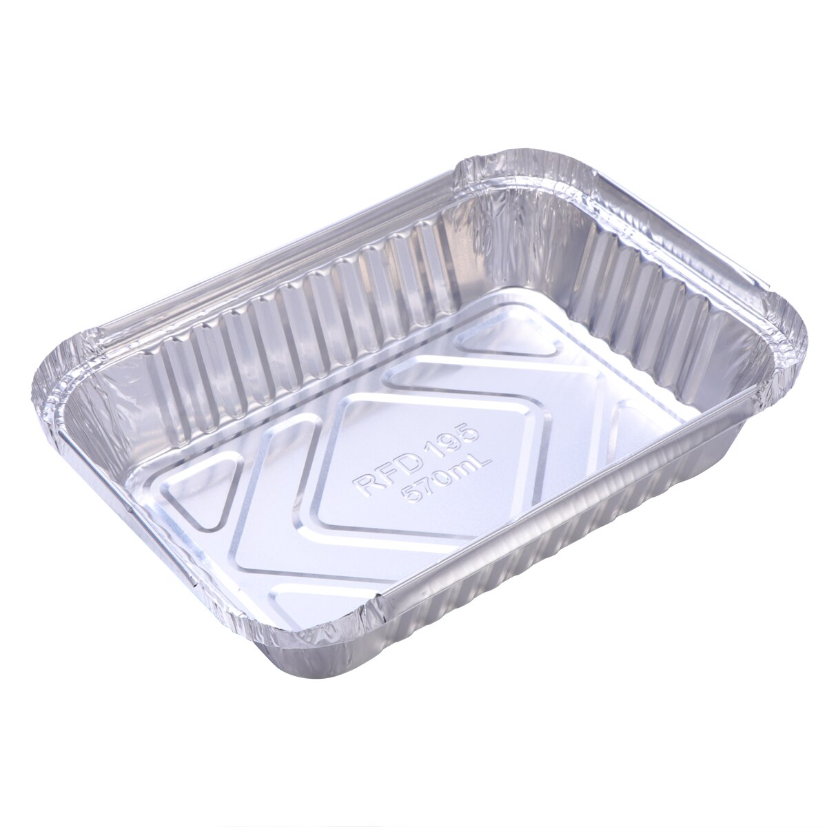 30Pcs 570Ml Wegwerp Bbq Drip Pan Tray Aluminiumfolie Tin Liners Voor Vet Vangen Pannen Vervangende Liner Trays zonder Cover