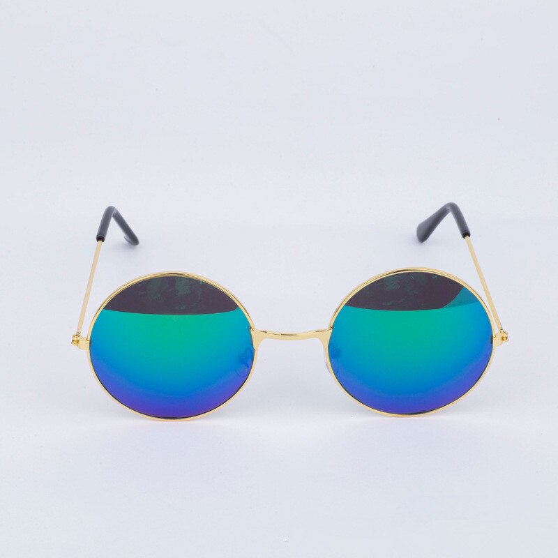 Vrouwen Lens Stijl Mannen Zonnebril Fietsen Punk Eyewear Gafas Frame Retro Zonnebril Ronde Kleurrijke Zonnebril Rijden Metalen Retro P