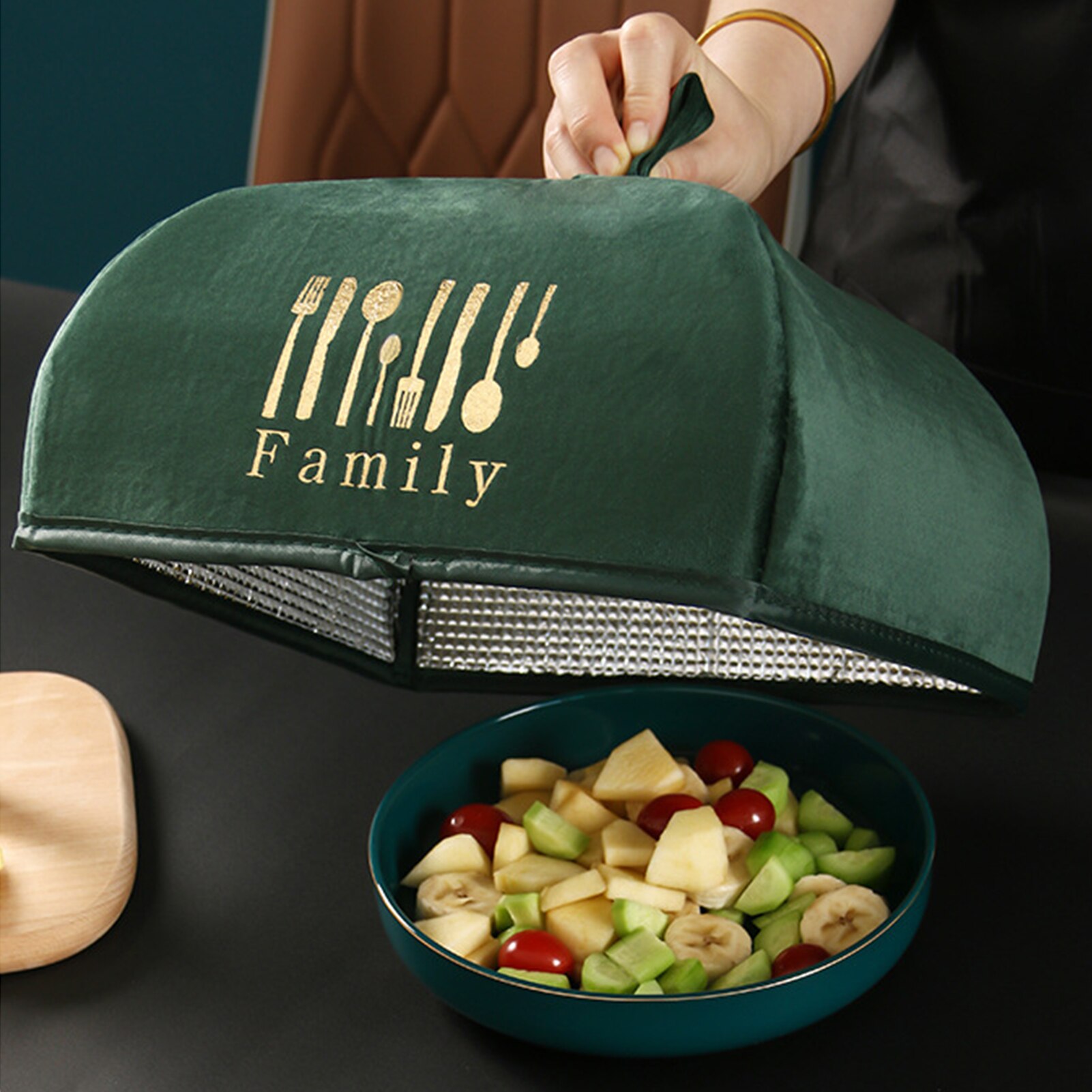 Foldable Heat Preservation Dust-proof Dining Table Food Cover Tent Kitchen Tool