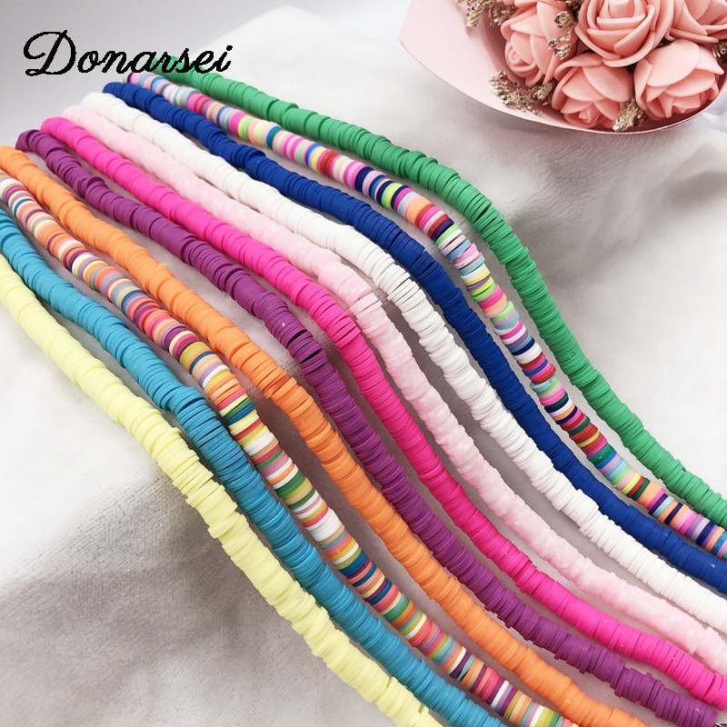 Donarsei 2019 di Nuovo Modo Variopinto di Argilla Della Collana Del Choker Per Le Donne Della Boemia Regolabile Morbido Ceramica Della Collana Del Collare Gioielli Boho