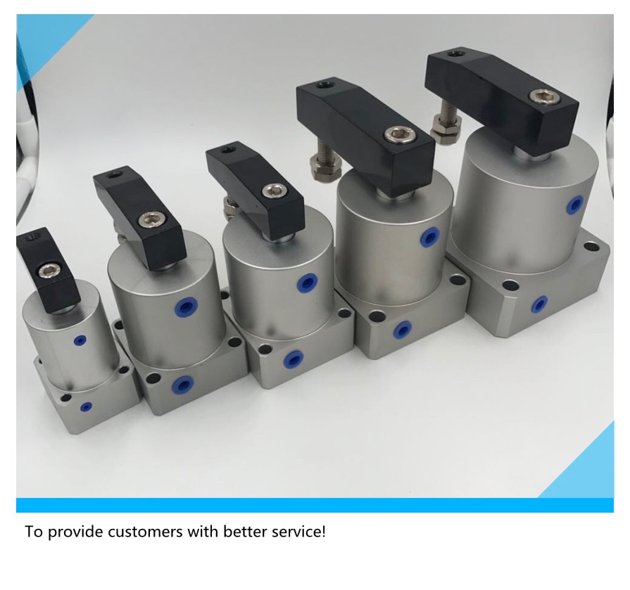 Ack serie roterende pneumatisk cylinder ack 25-90 l 25-90r ack 32-90l ack 32-90r pneumatisk klemme 90 grader