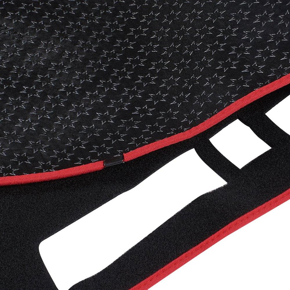 Car Inner Dashboard Cover Carpet Dash Mat Double Anti-Skid Carpet Dash Mat Protector Sunshield Cover for Most Cars