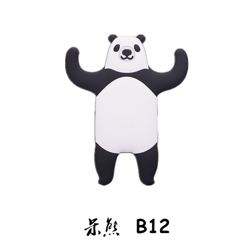 Muur Haak Creatieve Dier Haak Hoge Sterkte Nail Gratis Lijm Sterke Herbruikbare Waterdichte Handdoek Kleding Tassen: R