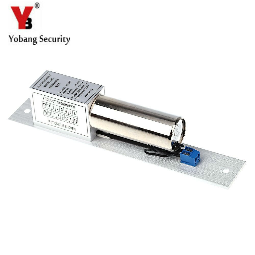 YobangSecurity Electric Magnetic Bolt Mortise Door Lock For Home Smart Electromagnetic lock Door Access Control Security System: B4
