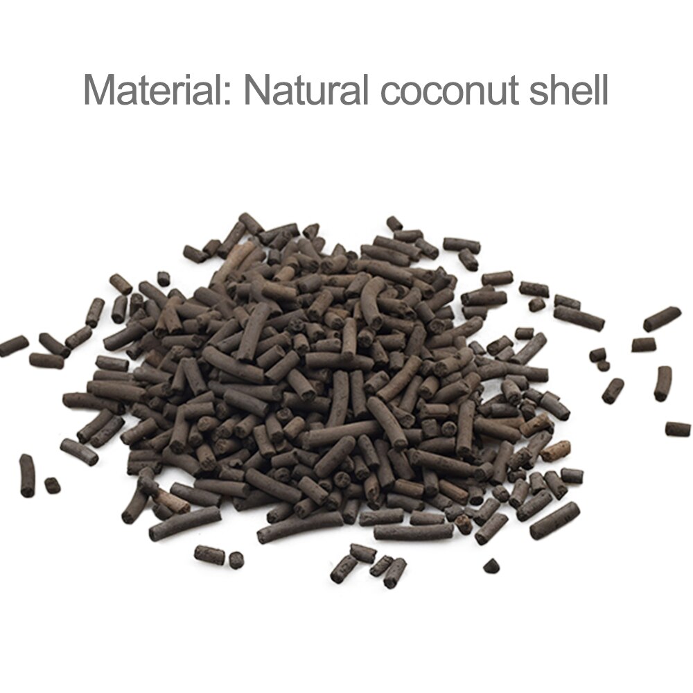 100/250/500G Aquarium Fish Tank Filter Media Activated Carbon Ceramic Ring Biological Ball Activated Carbon With Free Filter Bag: H27831 / 500g