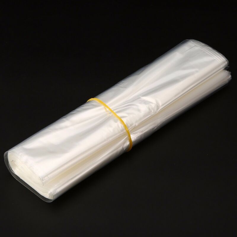 100-500pcs Mayitr POF Transparent Shrink Wrap Film Heat Seal Bags Pouch Packing Bags For Wine Food Cosmetic Book Packaging: 25x35cm / 100pcs