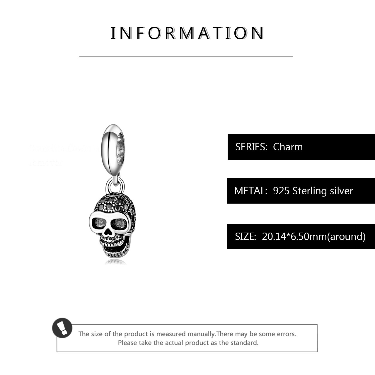 Real 925 Sterling Zilveren Schedel Kralen Hanger Voor Sieraden Maken Fit Originele Vrouwen Diy Charm Zilver 925 Armbanden