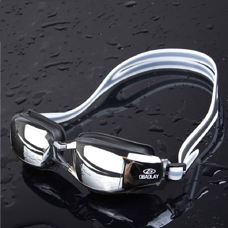 with Prescription lenses Swimming Glasses Silicone myopia Men Swimming Goggles Anti-fog UV With Earplug for Women