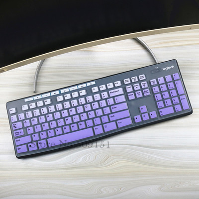 Silicone Keyboard Cover Skin Protector For Logitech MK295 K295 MK275 K275 MK200 K200 MK260 K260 MK270 K270 Mechanical Desktop PC: Red