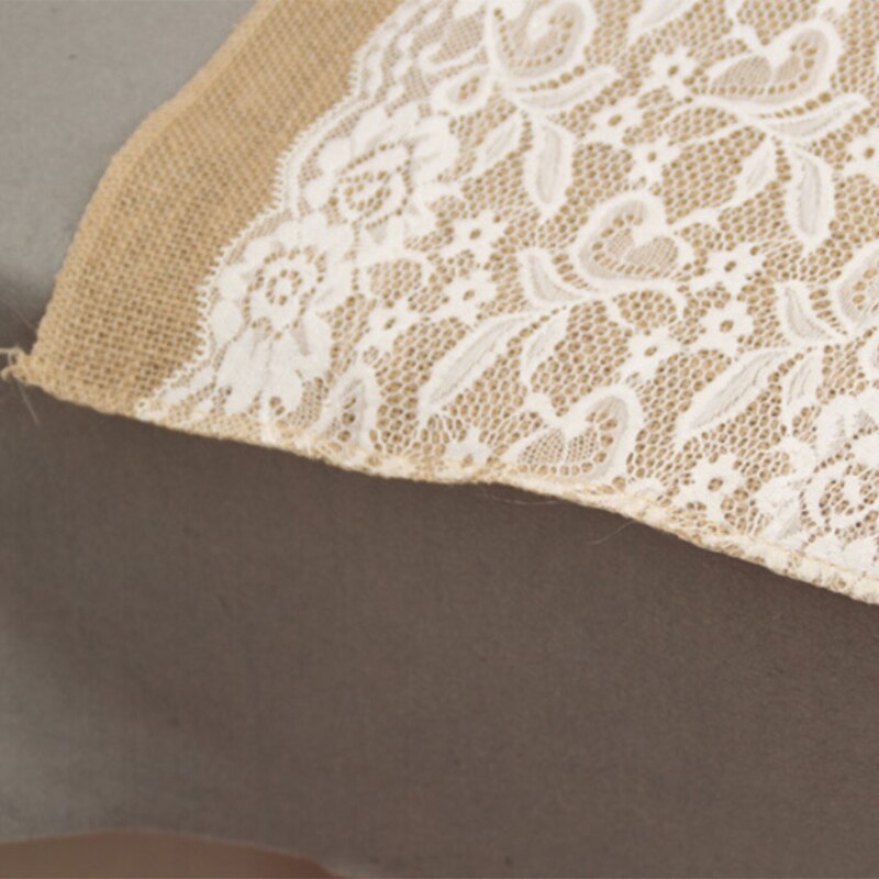 Natuurlijke Jute Jute Linnen Tafelloper Kerst Bruiloft Champagne Tafellopers Eetkamer Restaurant Tafel Gadget