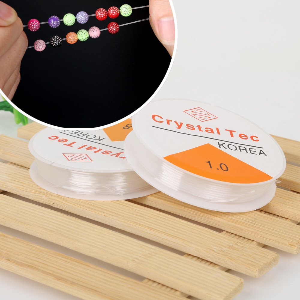 Mode 5/8/10/12/15 Meter/Roll Lengte Diameter Crystal Elastisch string Discussie Voor DIY Ketting Armband Sieraden
