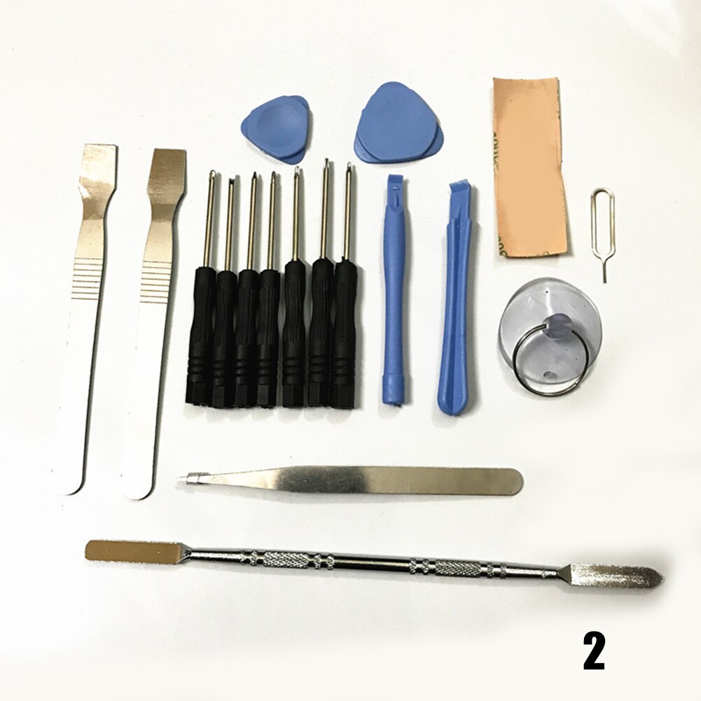 Mobile Phone Repair Tools Kit Opening Disassemble Tool Screwdriver Set for Cell Phone DU55: 18 pcs